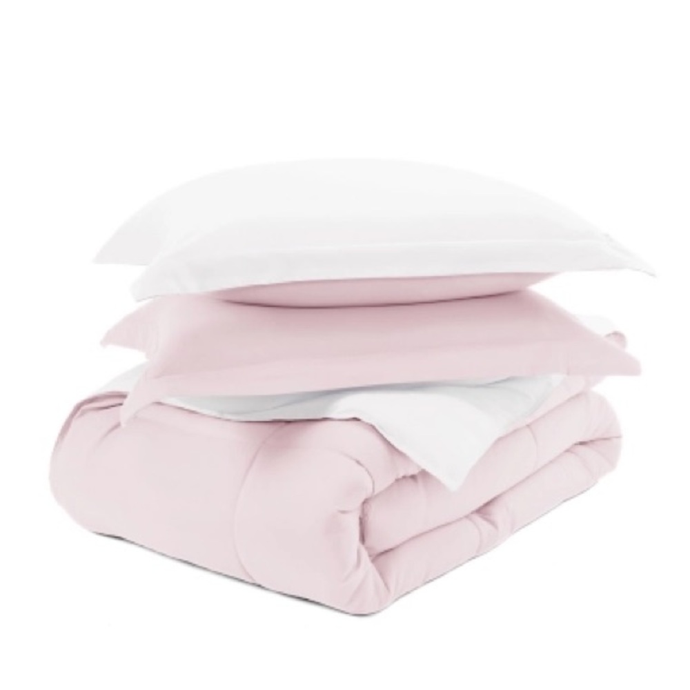 ienjoy Home Lightweight Down Alternative Reversible Comforter Set, Full/Queen